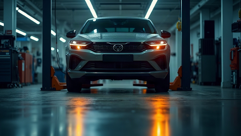 Atelier de controle technique automobile, vue complementaire