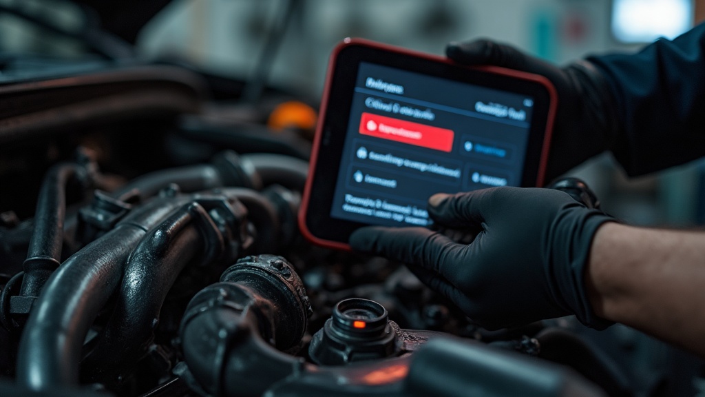 Atelier de controle technique automobile, vue complementaire