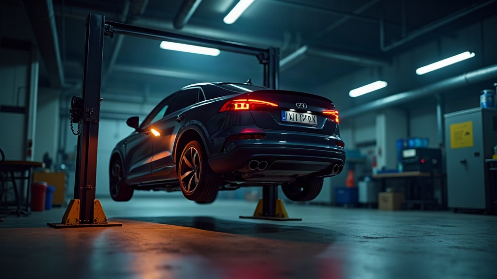 Atelier de controle technique automobile, vue complementaire